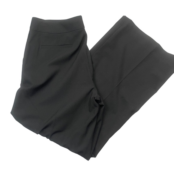 Lafayette 148 New York Pants - Lafayette 148 8 Black Straight Dress Pants Wool Pockets Pockets